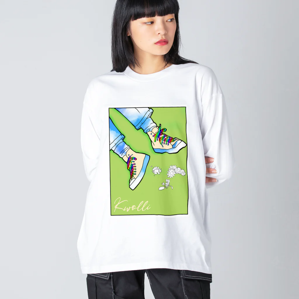 SIXVi+のKwolli ビッグシルエットロングスリーブTシャツ