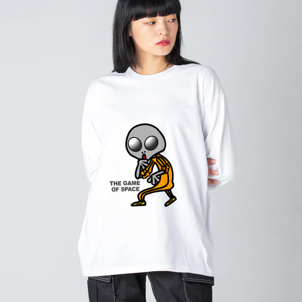 オリジナルデザインTシャツ　SMOKIN'の宇宙遊戯 ポスターバージョン 루즈핏 롱 슬리브 티셔츠