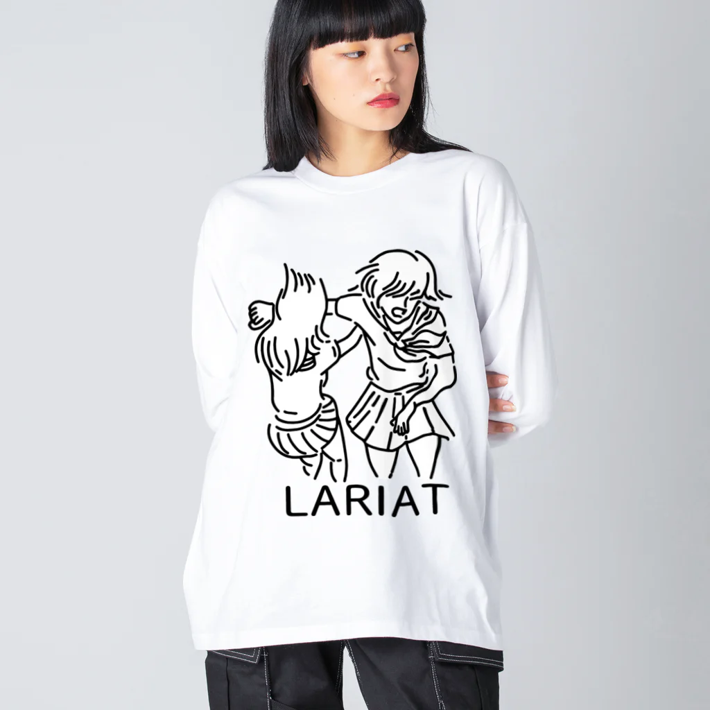 TRAVA design SHOPの女子高生ラリアット Big Long Sleeve T-Shirt