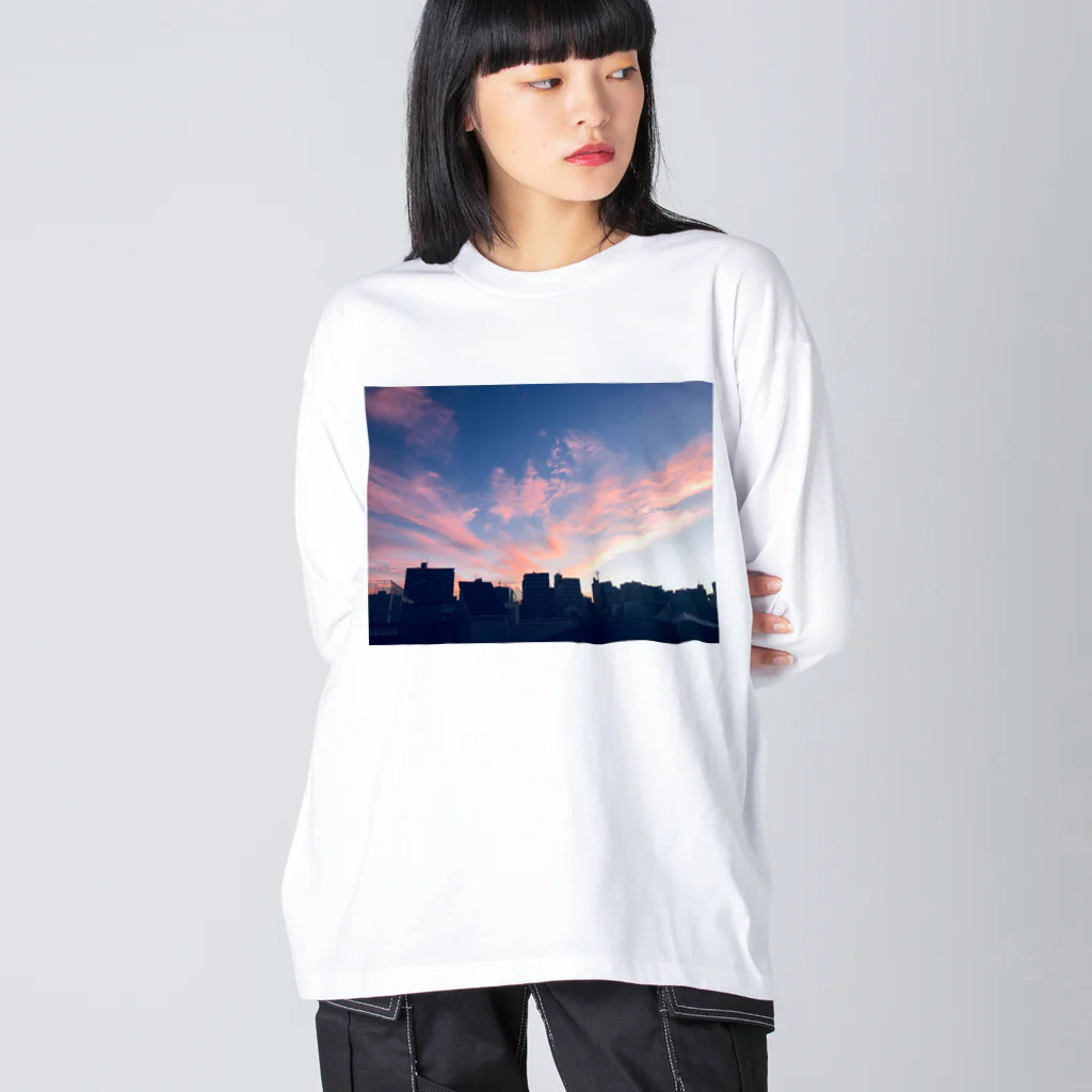 NO_SMOKINGの夕日 NO_SMOKING ビッグシルエットロングスリーブTシャツ