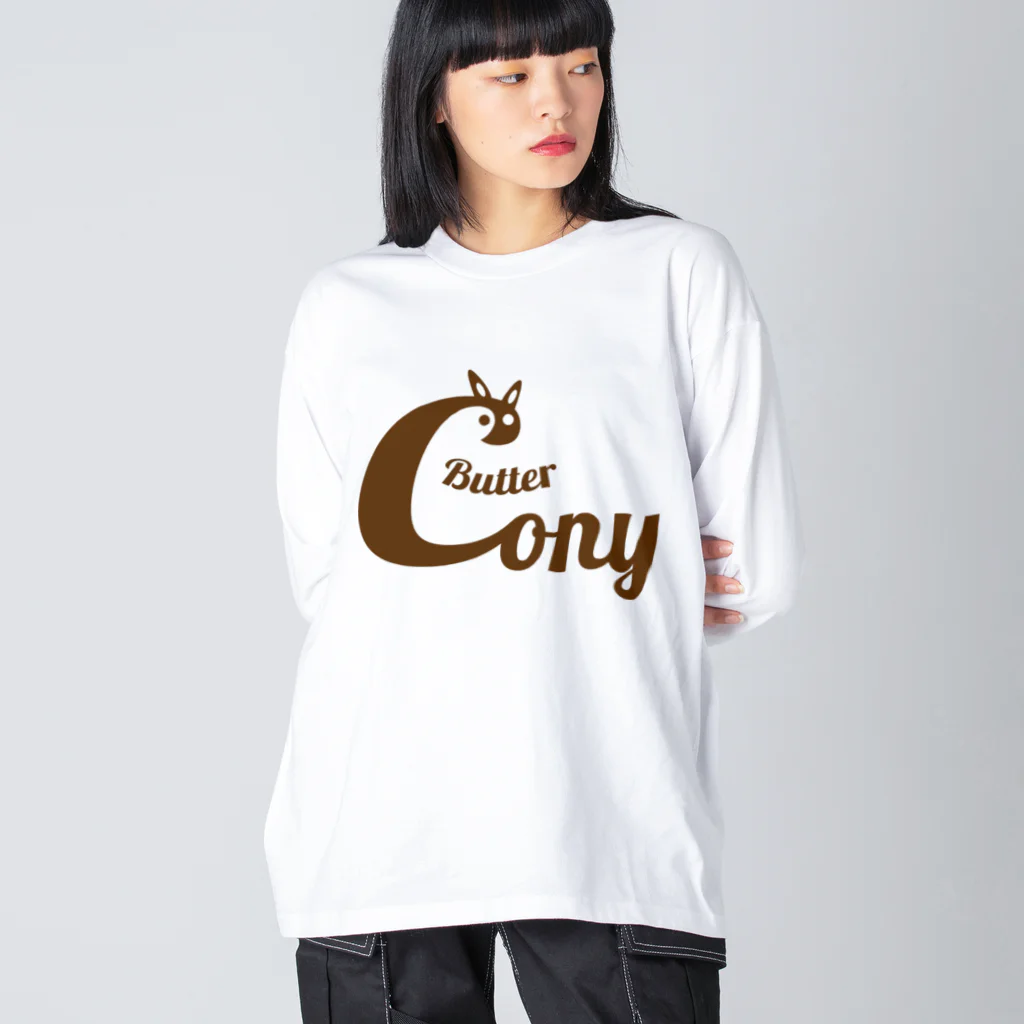 ButterConyのButter Conyロゴ ビッグシルエットロングスリーブTシャツ