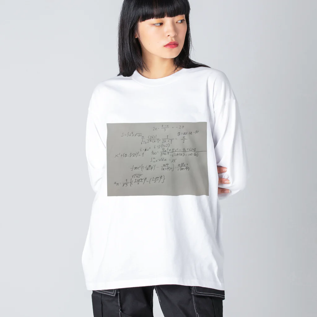 Hakushi’s shopの数式 ビッグシルエットロングスリーブTシャツ
