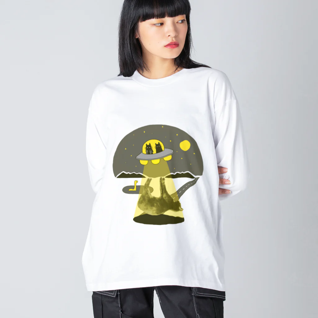 ムクのABDUCTION NOW ビッグシルエットロングスリーブTシャツ