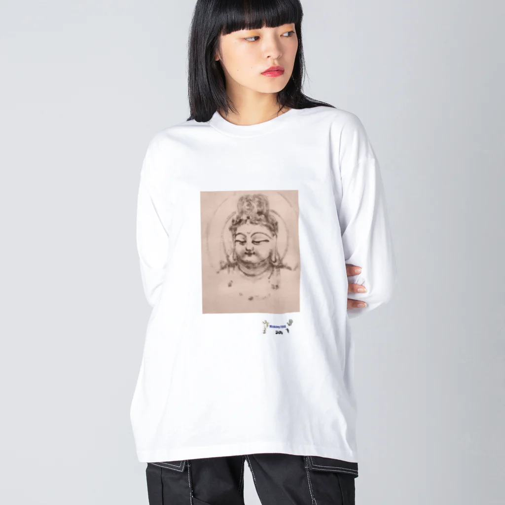 Making FOOLの五百幼童経の世界 仏画：Buddha A3-1 001 MF ビッグシルエットロングスリーブTシャツ
