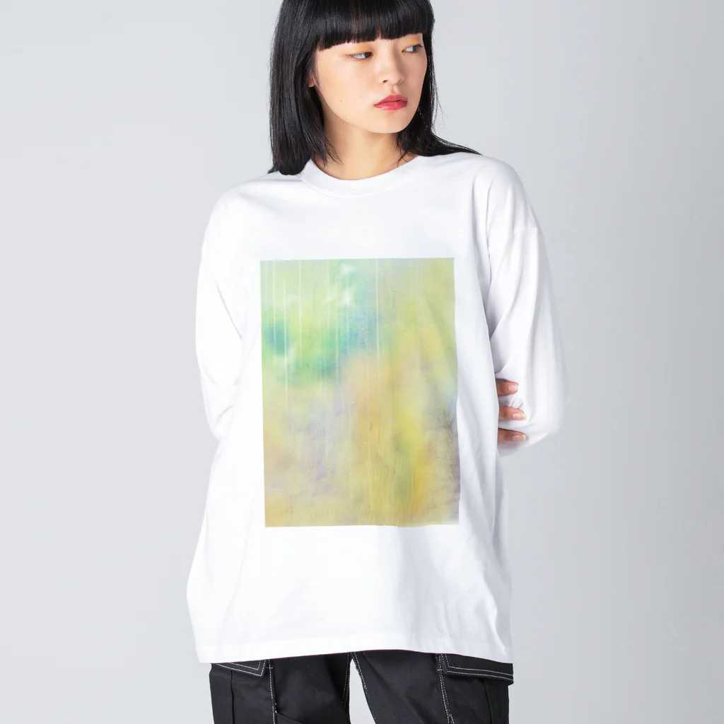 KanaYamaokaのamaotoYellow ビッグシルエットロングスリーブTシャツ