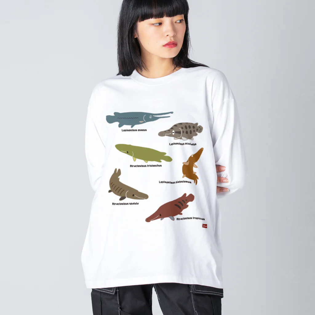 幻想水系branch　byいずもり・ようのSILHOUETTE AQUARIUM 02 ビッグシルエットロングスリーブTシャツ