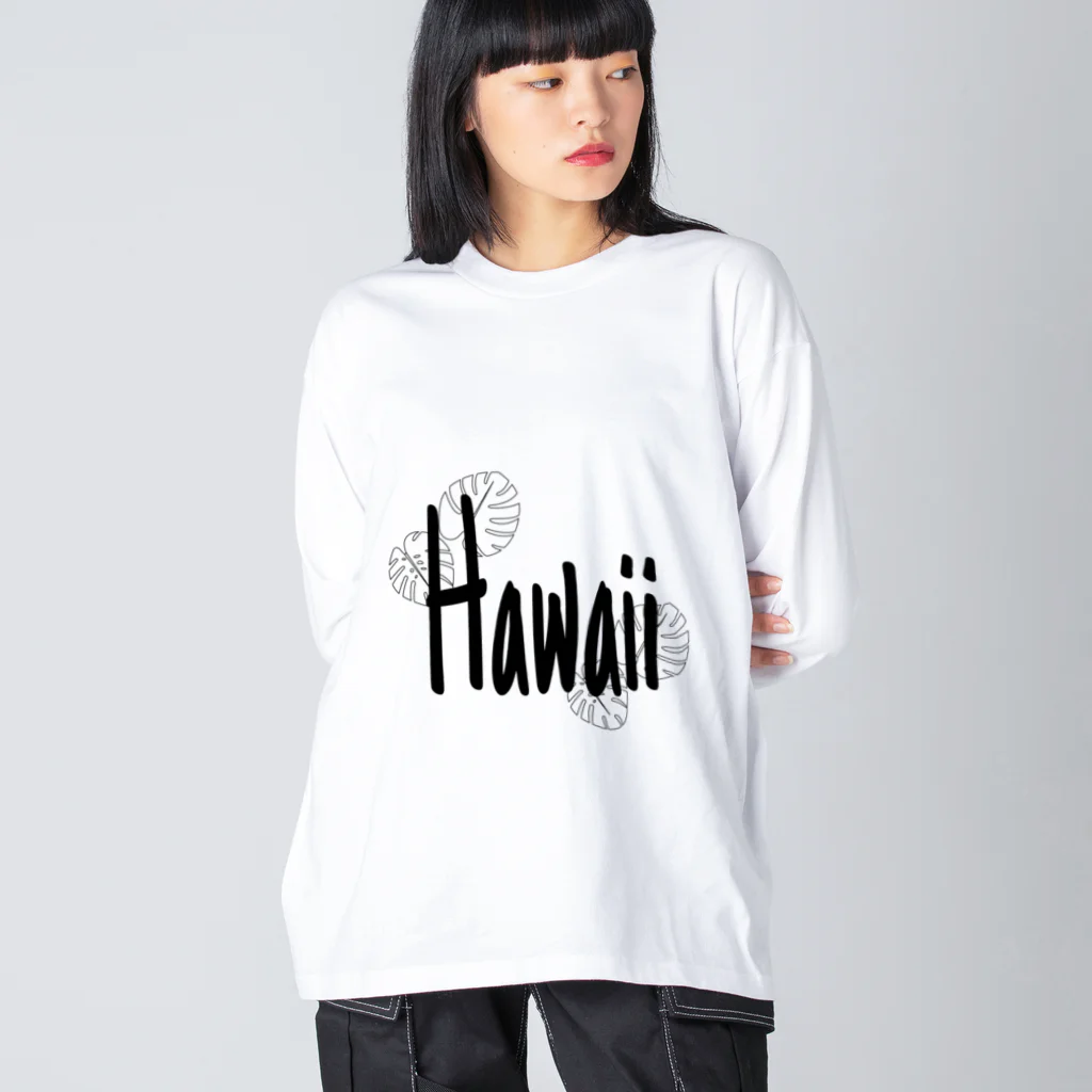 clairのHawaii 𓆉𓇼 ビッグシルエットロングスリーブTシャツ