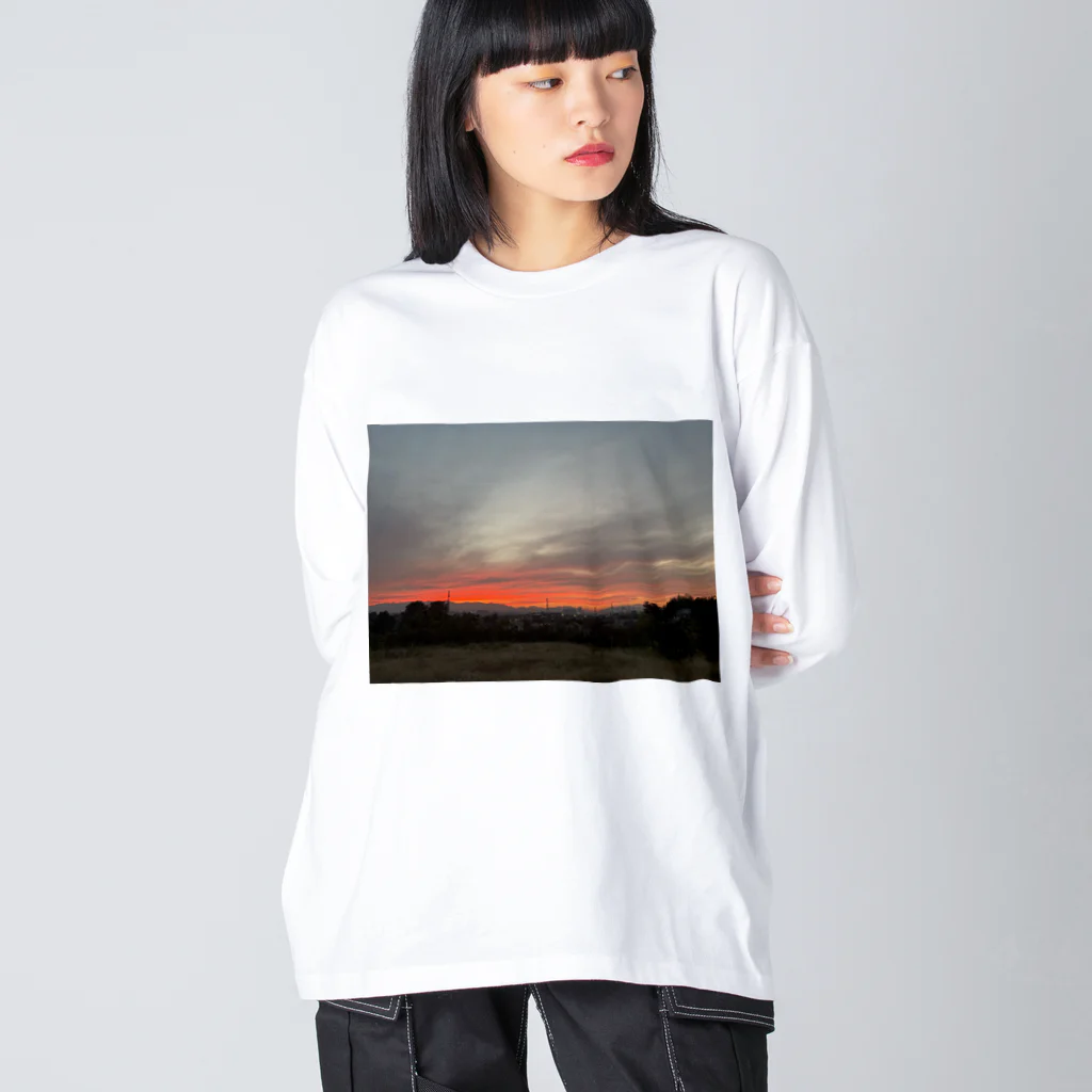 hiiis.のあの日のゆうやけ Big Long Sleeve T-Shirt