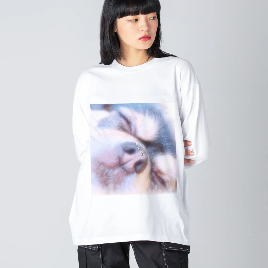 【ホラー専門店】ジルショップのKiss Me ちわわん Big Long Sleeve T-Shirt