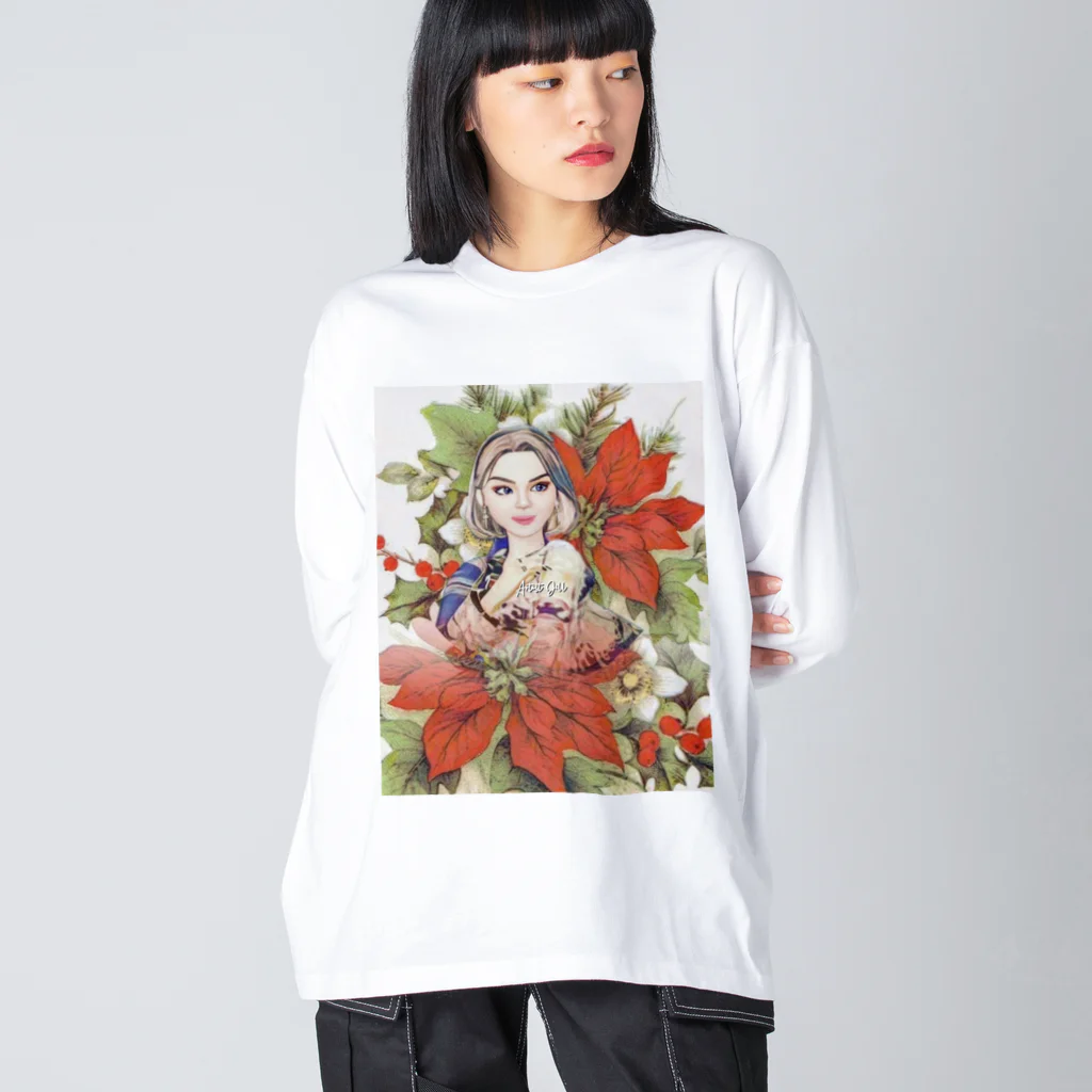 【ホラー専門店】ジルショップの絵画風ジルアート ビッグシルエットロングスリーブTシャツ