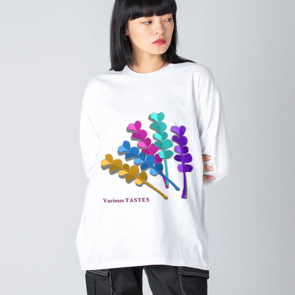 ンマー！のVarious TASTES Big Long Sleeve T-Shirt