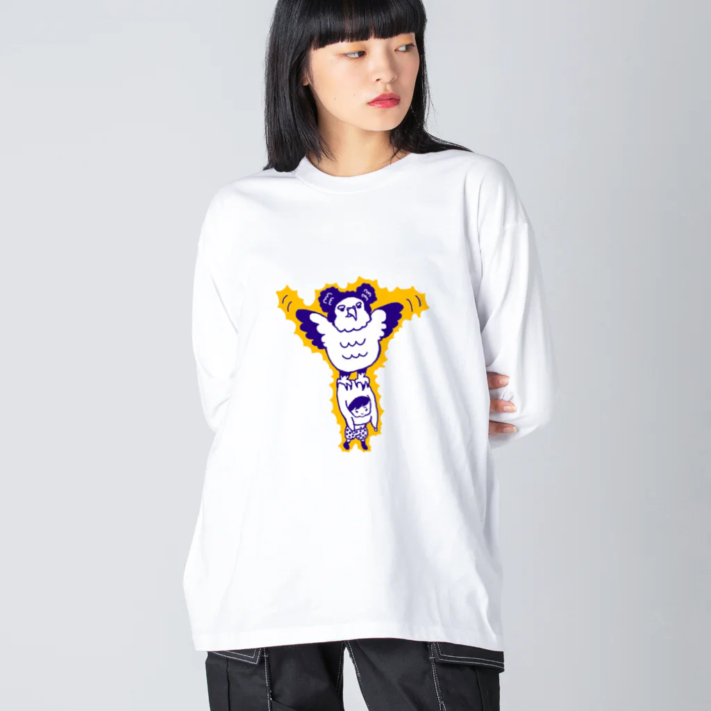 あやさんのカンムリクマタカ Big Long Sleeve T-Shirt