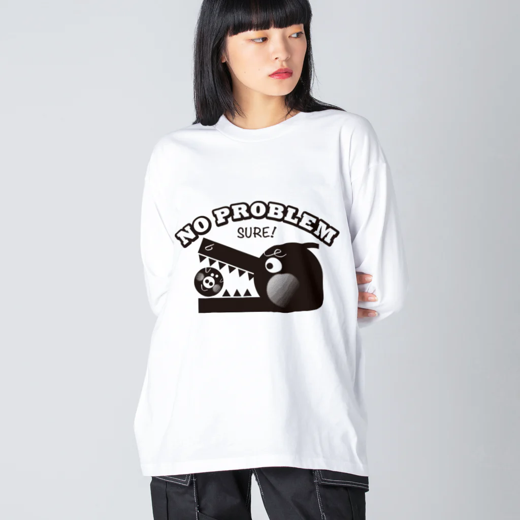 SESTA SHOPのNO PROBLEM ビッグシルエットロングスリーブTシャツ