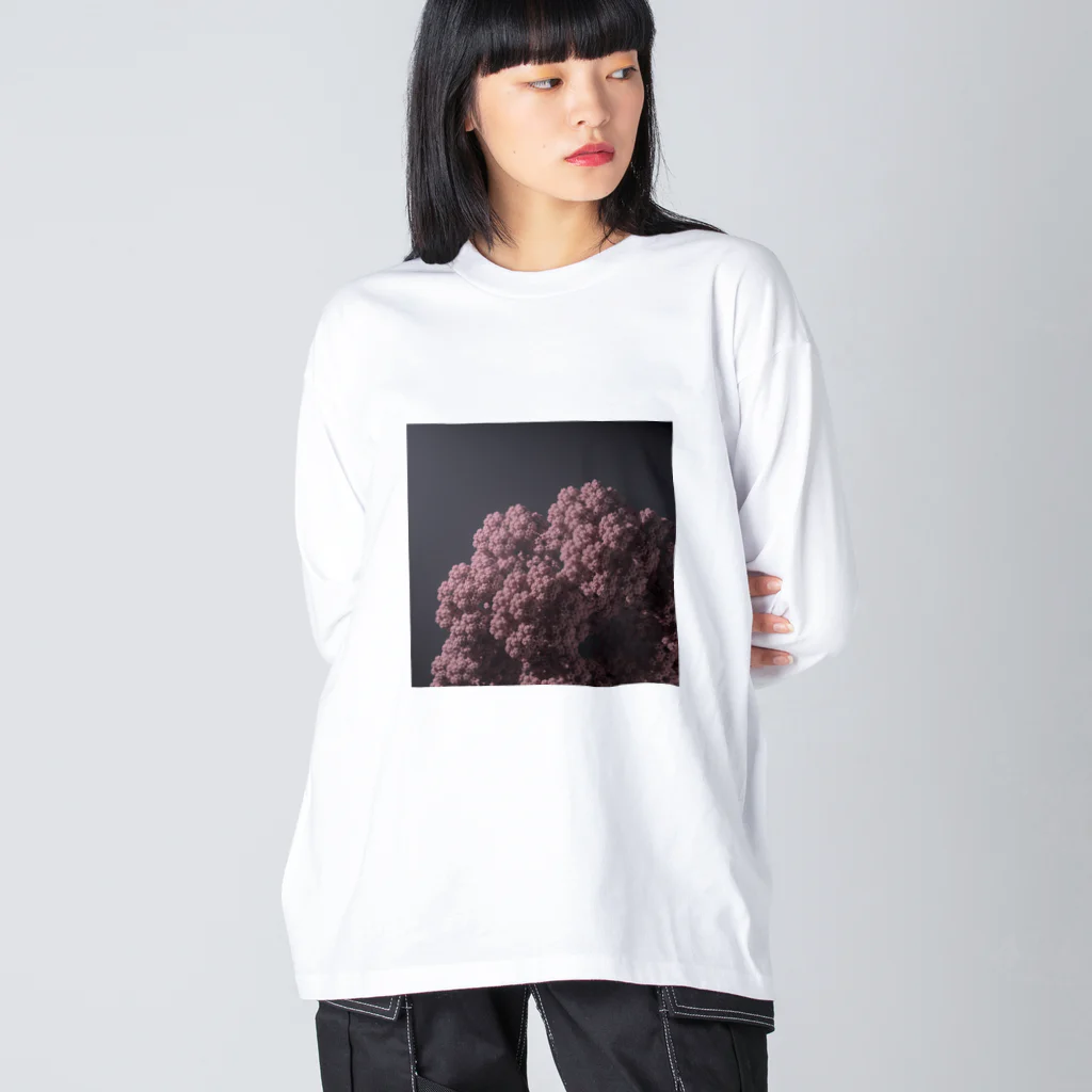 UGcgWorksのFractal Flower Big Long Sleeve T-Shirt