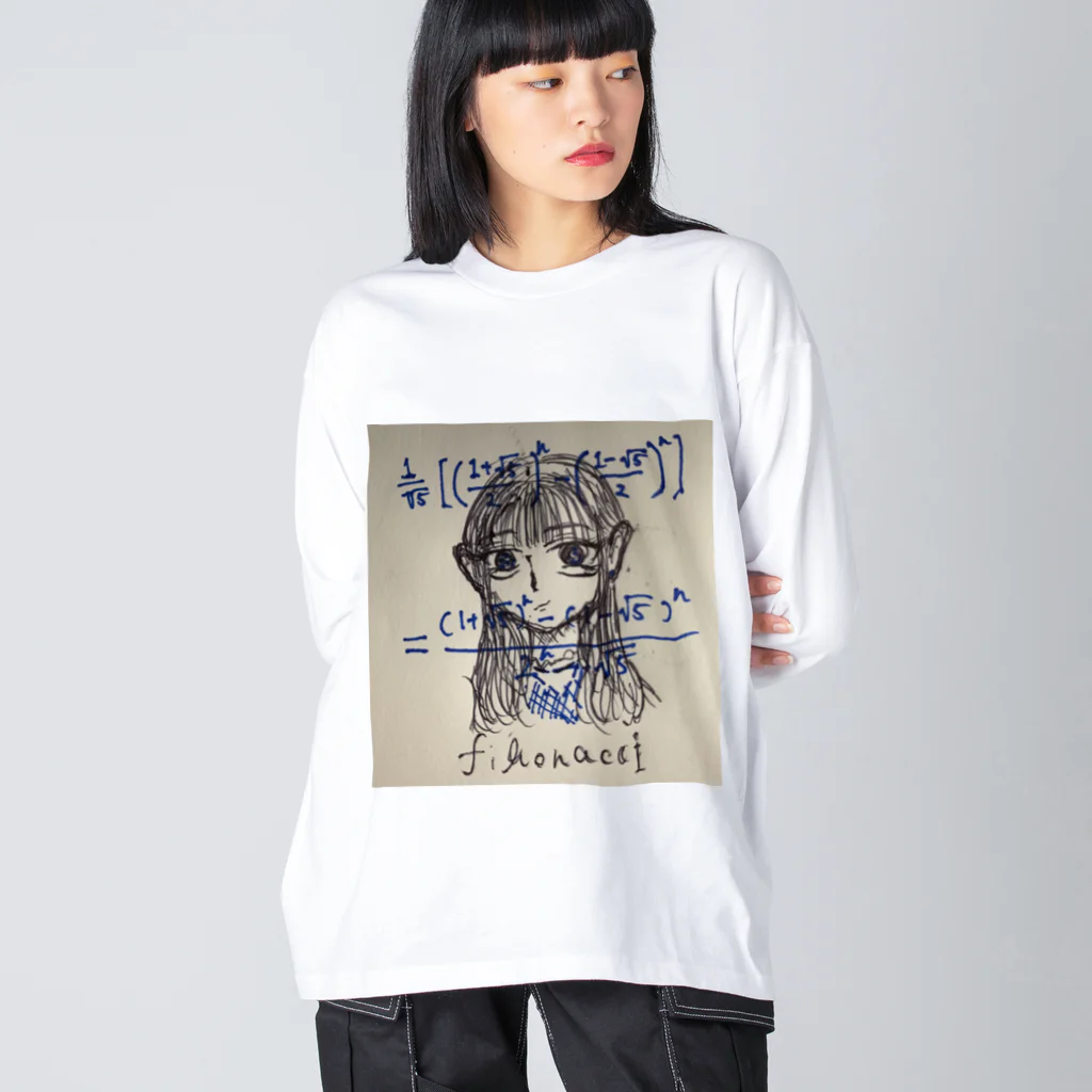 えりすちゃんねる　のフィボナッチ ビッグシルエットロングスリーブTシャツ