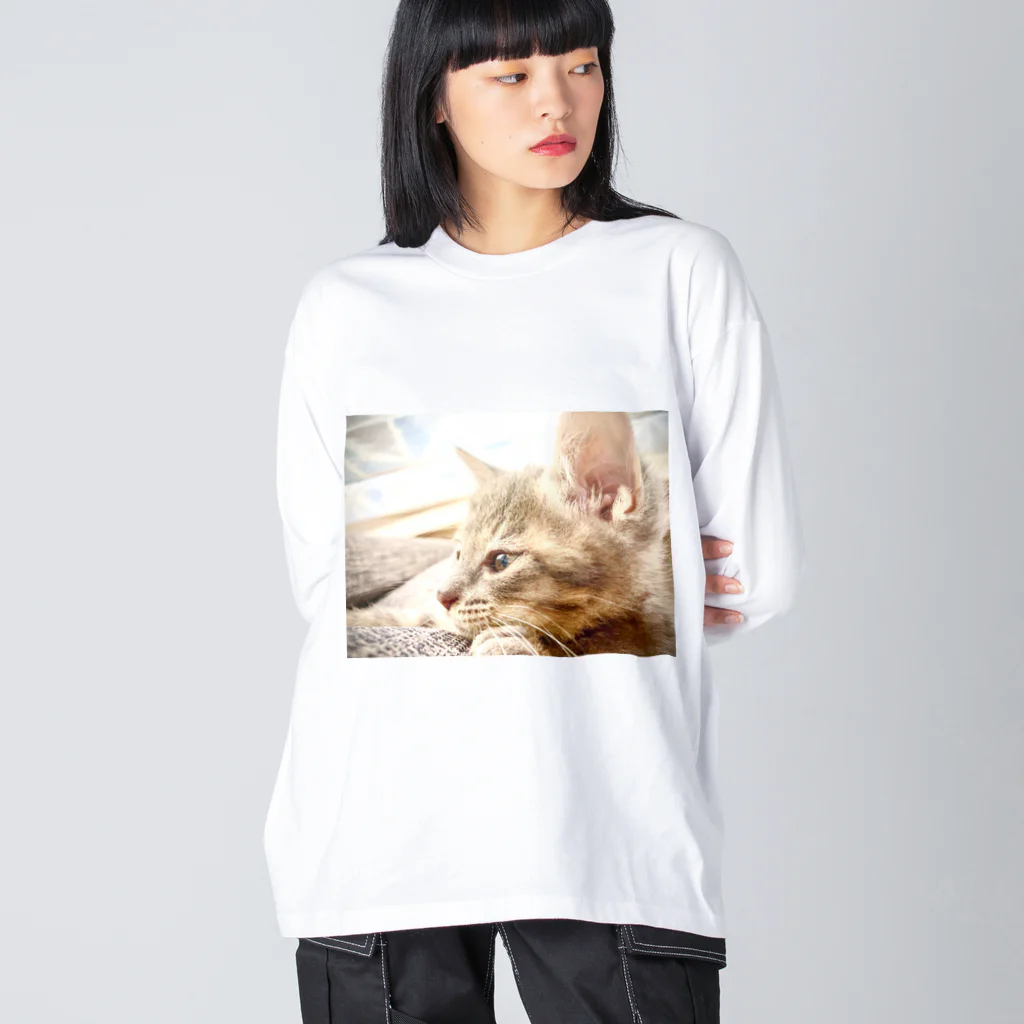 city_catのcatTシャツ Big Long Sleeve T-Shirt