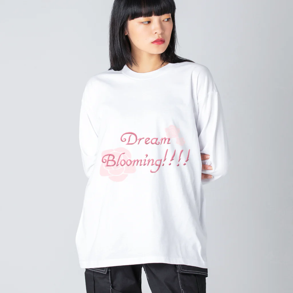 Mato15_StoreのDream Blooming ビッグシルエットロングスリーブTシャツ