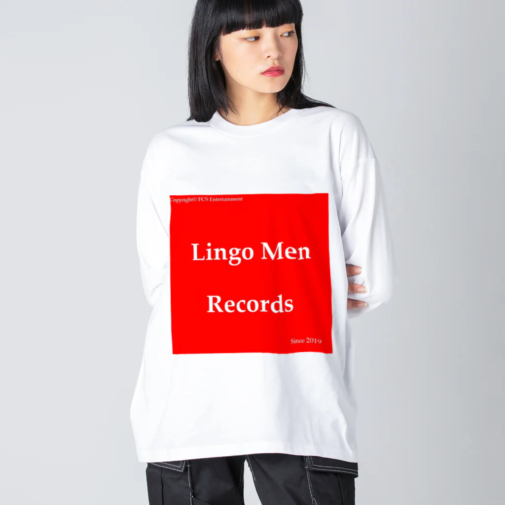 FCS Entertainmentの#Lingo_Men_Records Big Long Sleeve T-Shirt