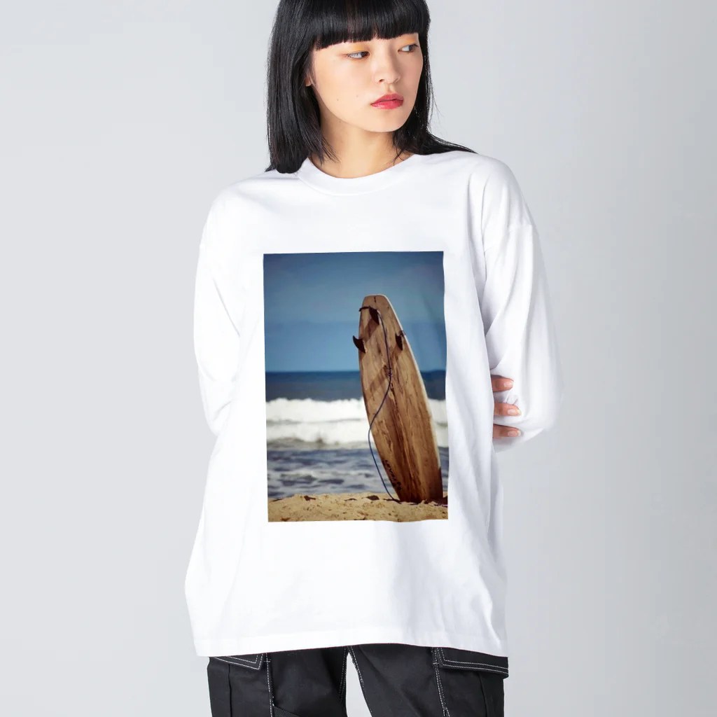 SUKERの#波乗りバカ Big Long Sleeve T-Shirt