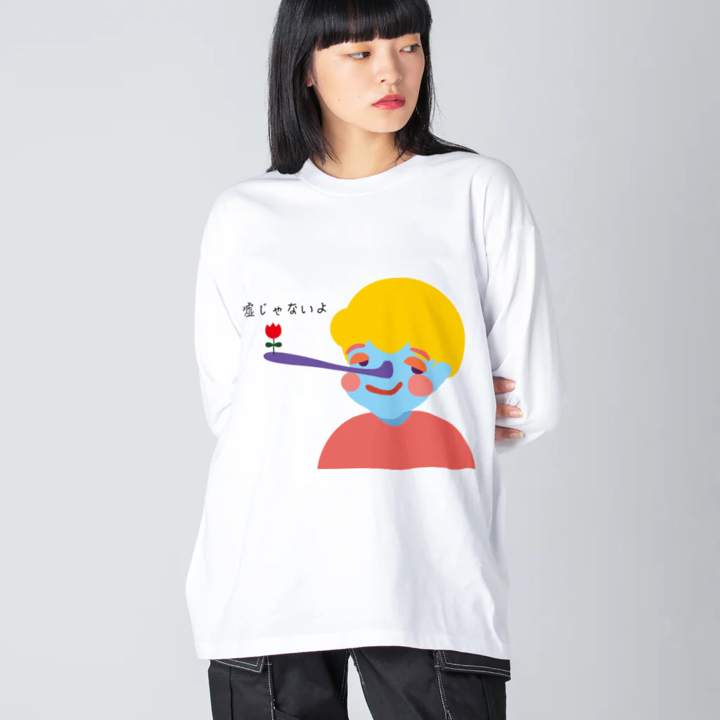 Hinaの嘘じゃないよ ビッグシルエットロングスリーブTシャツ