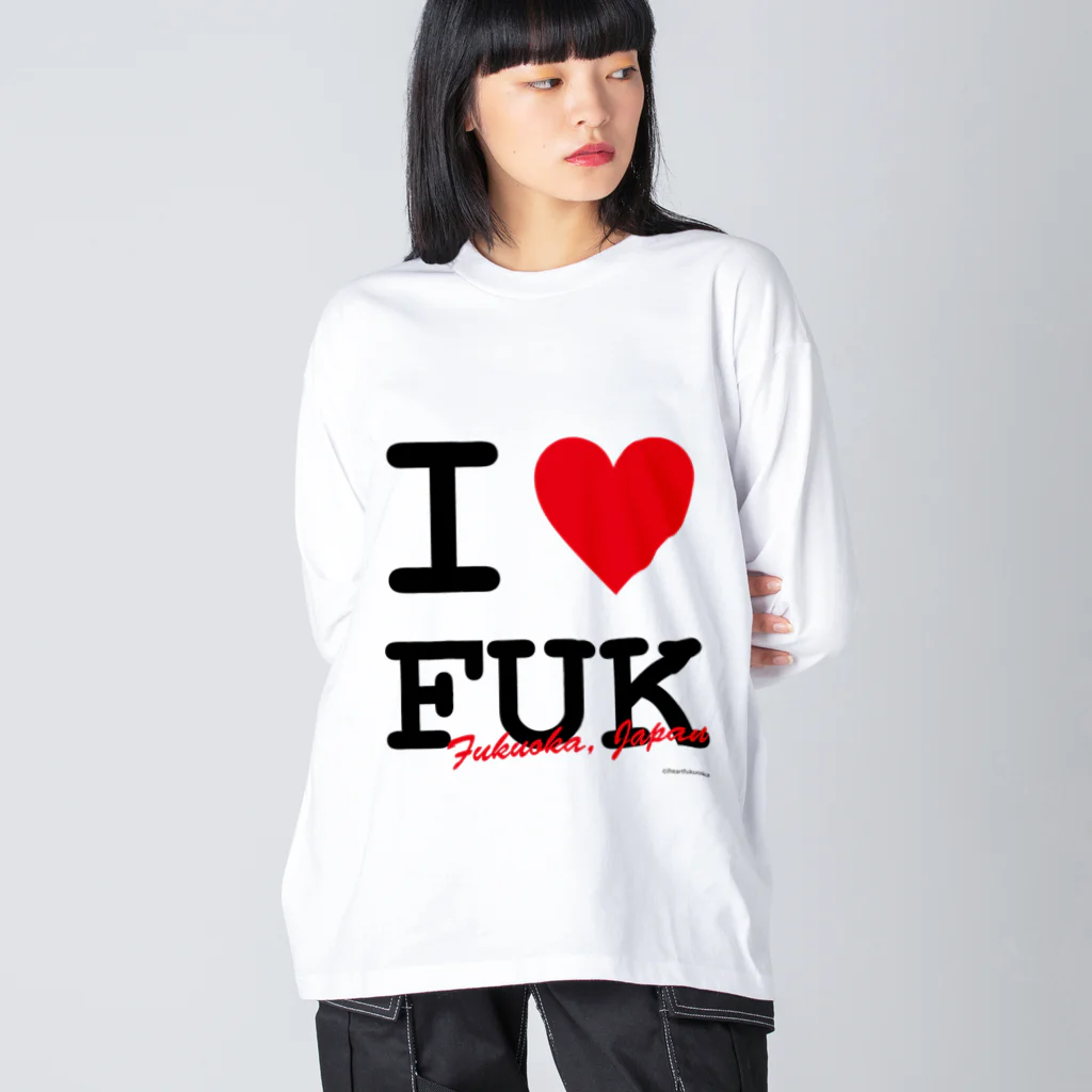 I ♥ FUKUOKAのI ♥ Fukuoka ビッグシルエットロングスリーブTシャツ