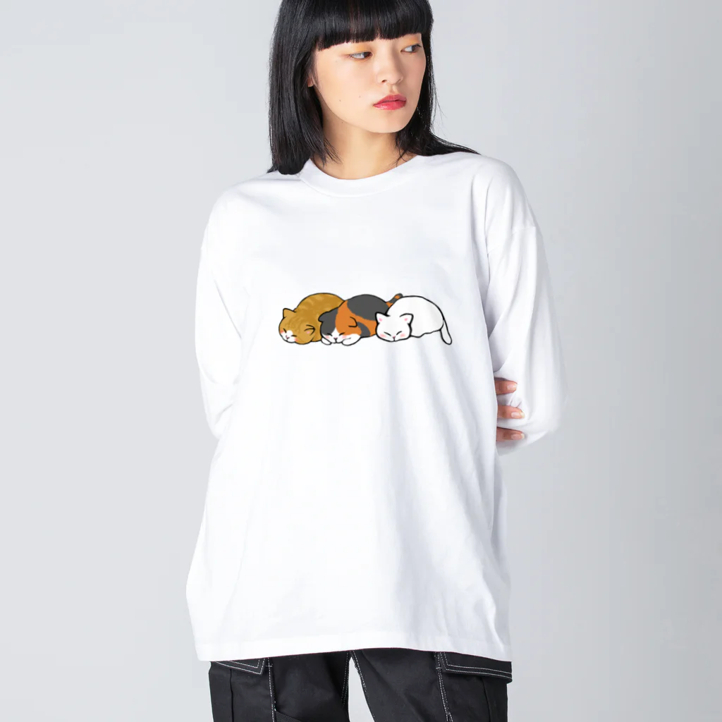 ふわにゃんshopのツチノコ☆キャッツ Big Long Sleeve T-Shirt