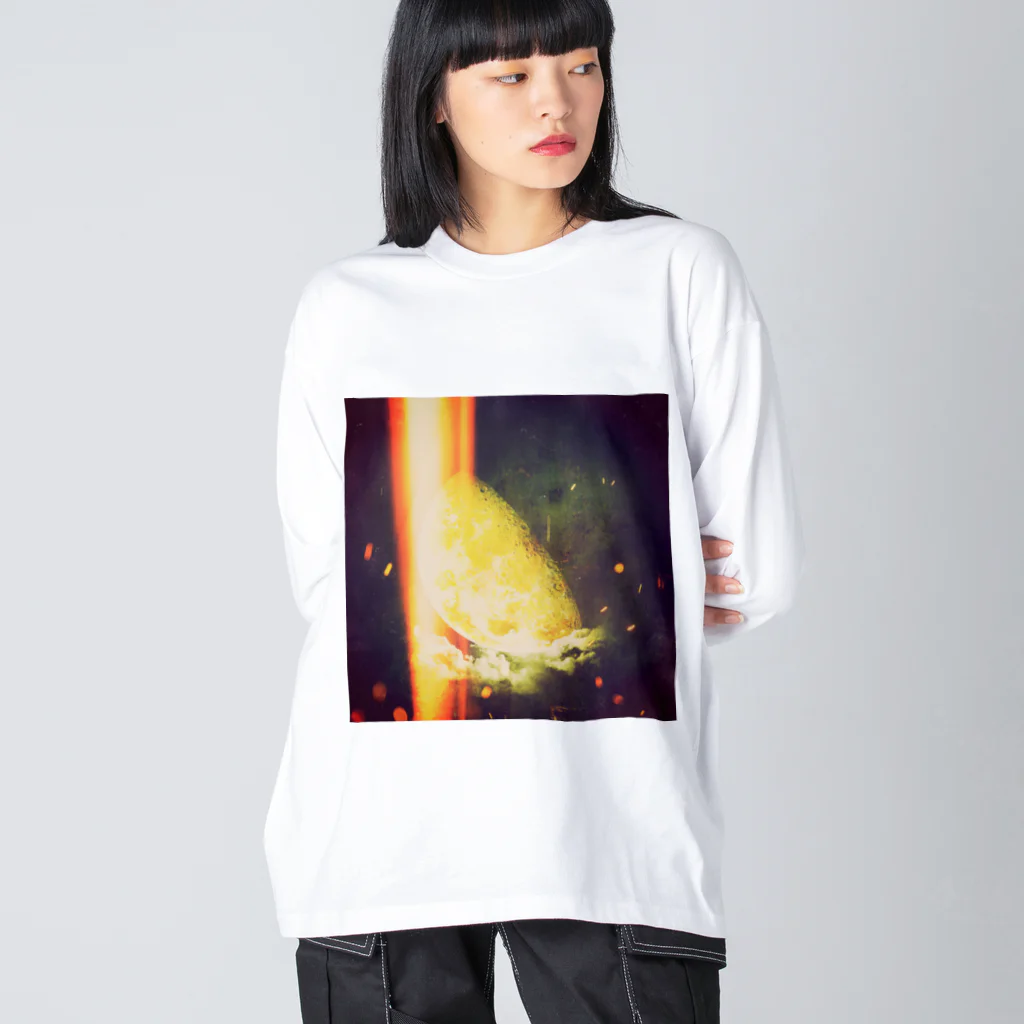 relda art shopのmoonlight ビッグシルエットロングスリーブTシャツ