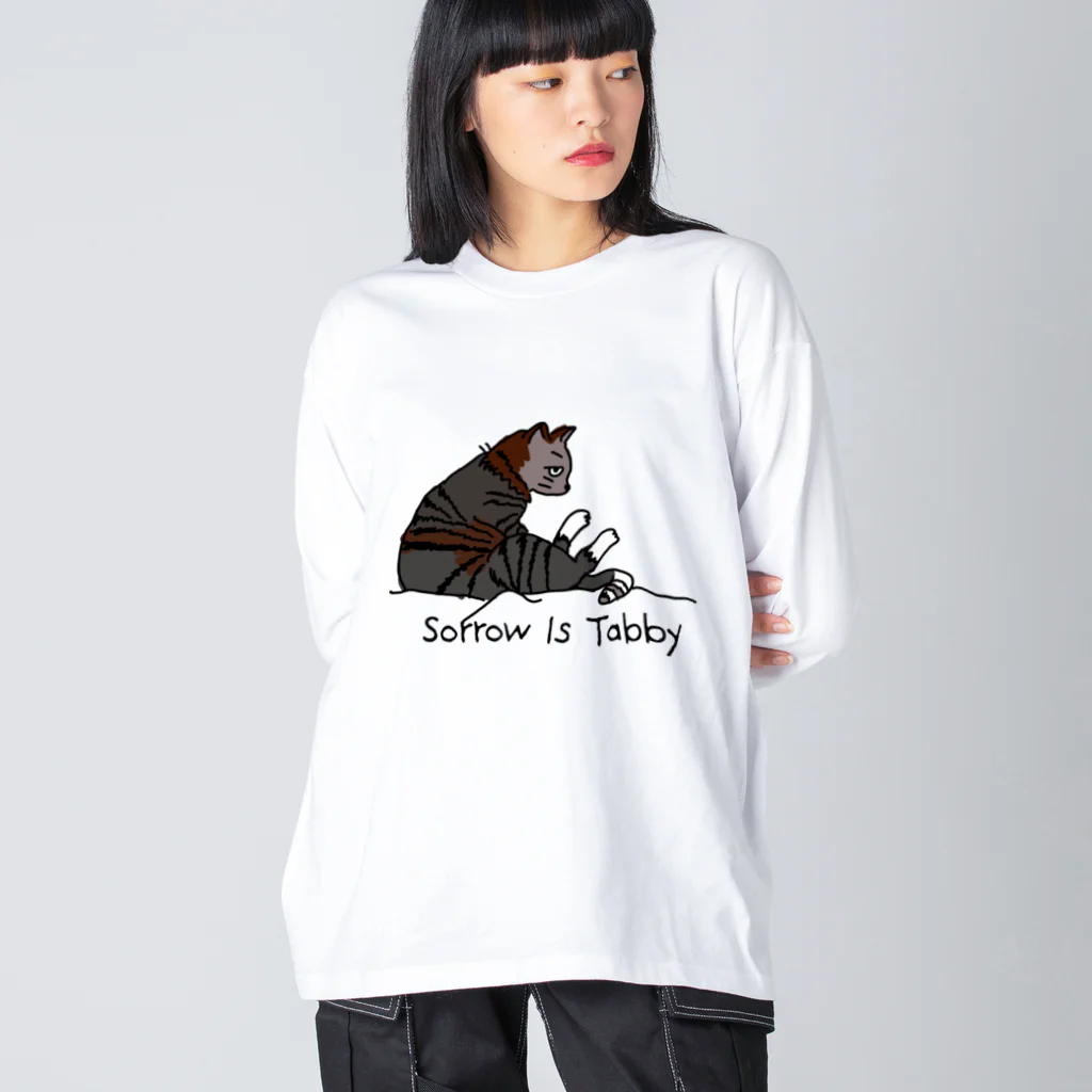 psprout design labのふきげんタビー Big Long Sleeve T-Shirt