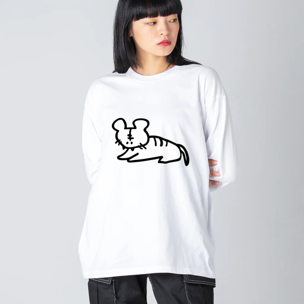 kozukuzukzのとら ビッグシルエットロングスリーブTシャツ