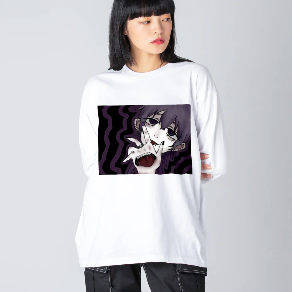 村人B_.のぐるぐるしょうねん. Big Long Sleeve T-Shirt