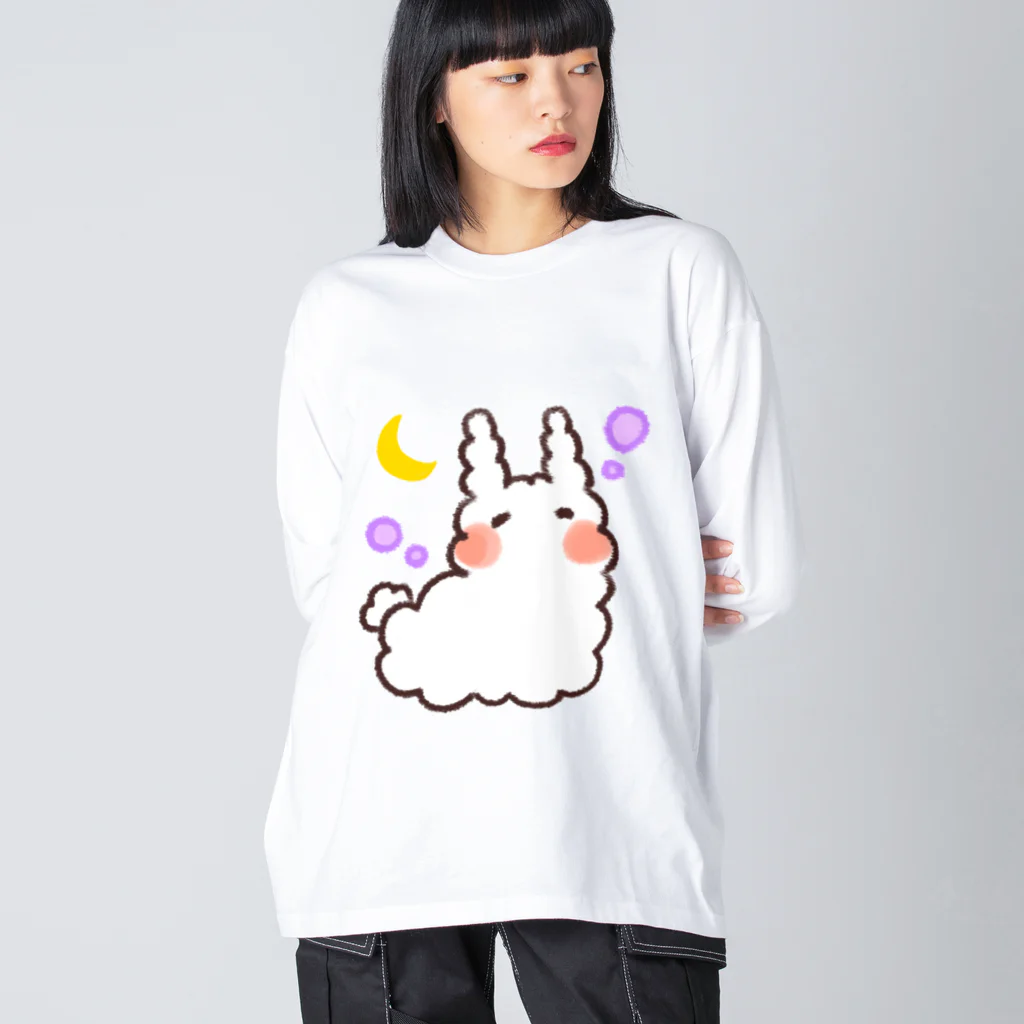 K.momokoのうさぎのうみうし(ウトウトver.) Big Long Sleeve T-Shirt