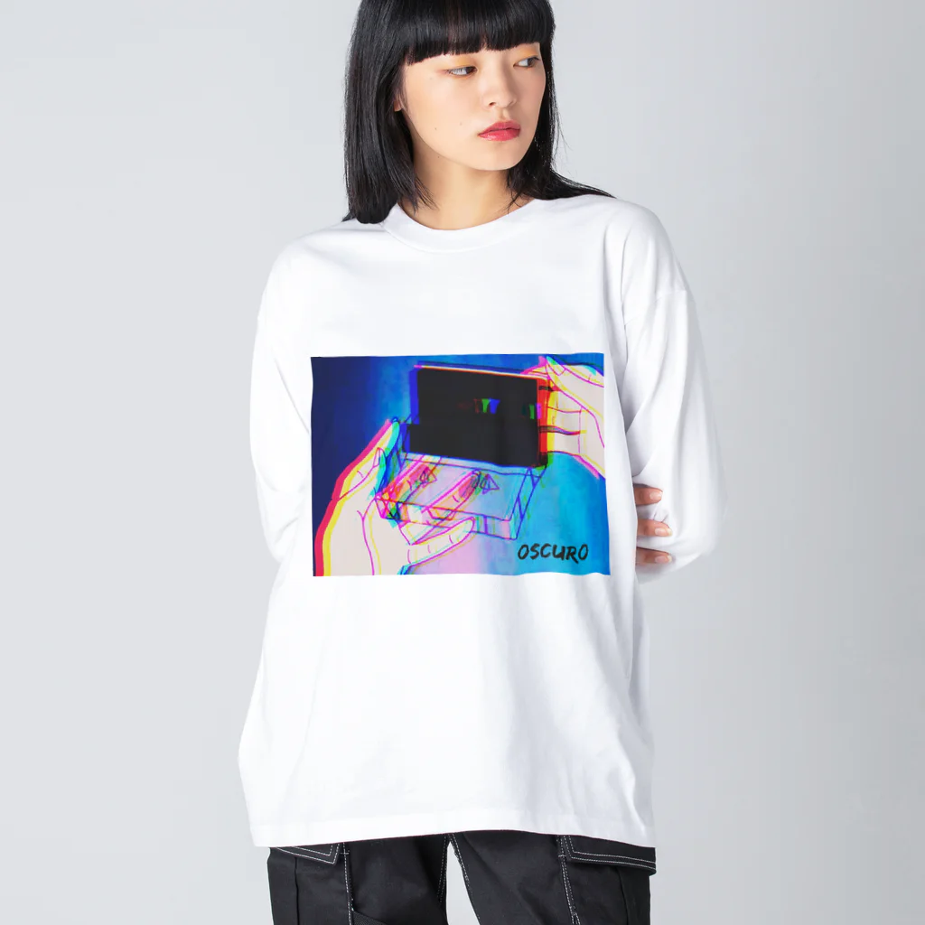 OSCUROのCassette tape ビッグシルエットロングスリーブTシャツ