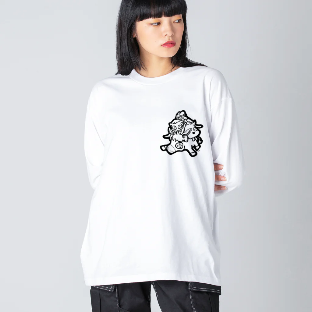 NorAのぐでーめんず Big Long Sleeve T-Shirt