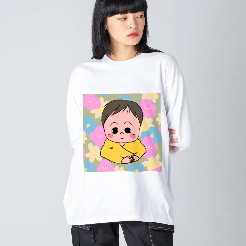 panda_no_kodomoの箱入り娘 ビッグシルエットロングスリーブTシャツ