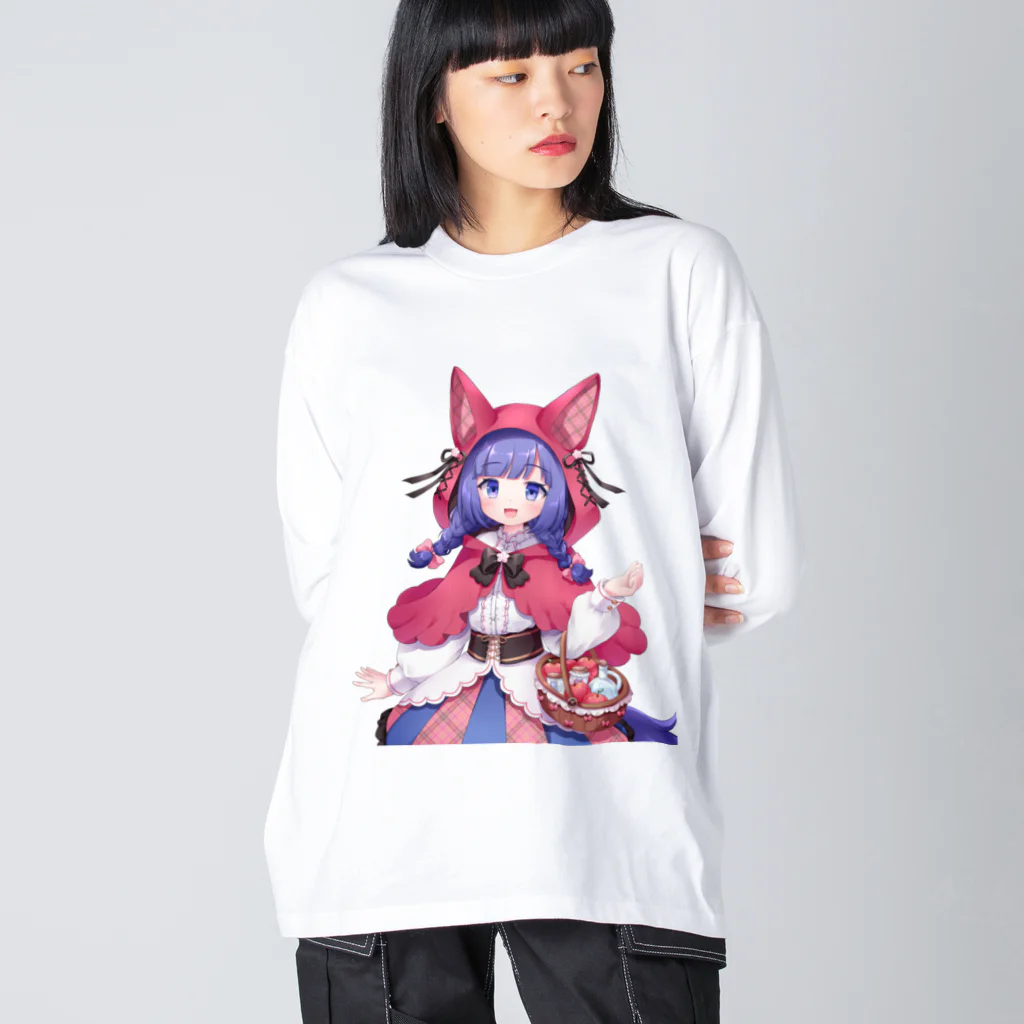 しずくのしずくちゃん 赤ずきんver. ビッグシルエットロングスリーブTシャツ