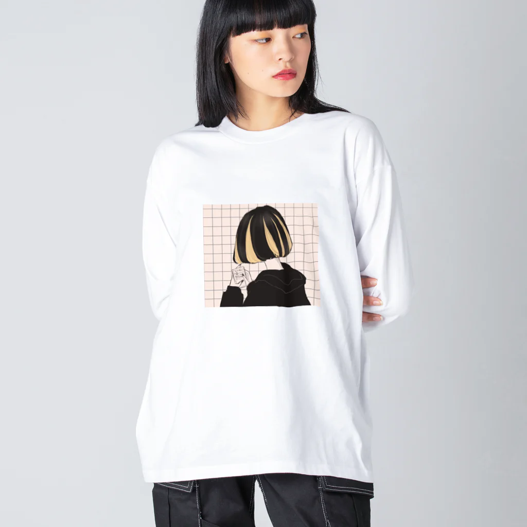 YXYのさついちゃん ビッグシルエットロングスリーブTシャツ