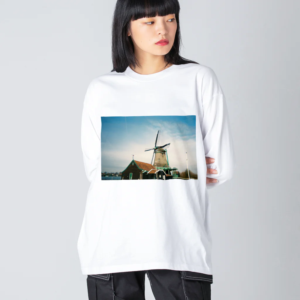 どんぐりの写ルンですinオランダ ビッグシルエットロングスリーブTシャツ