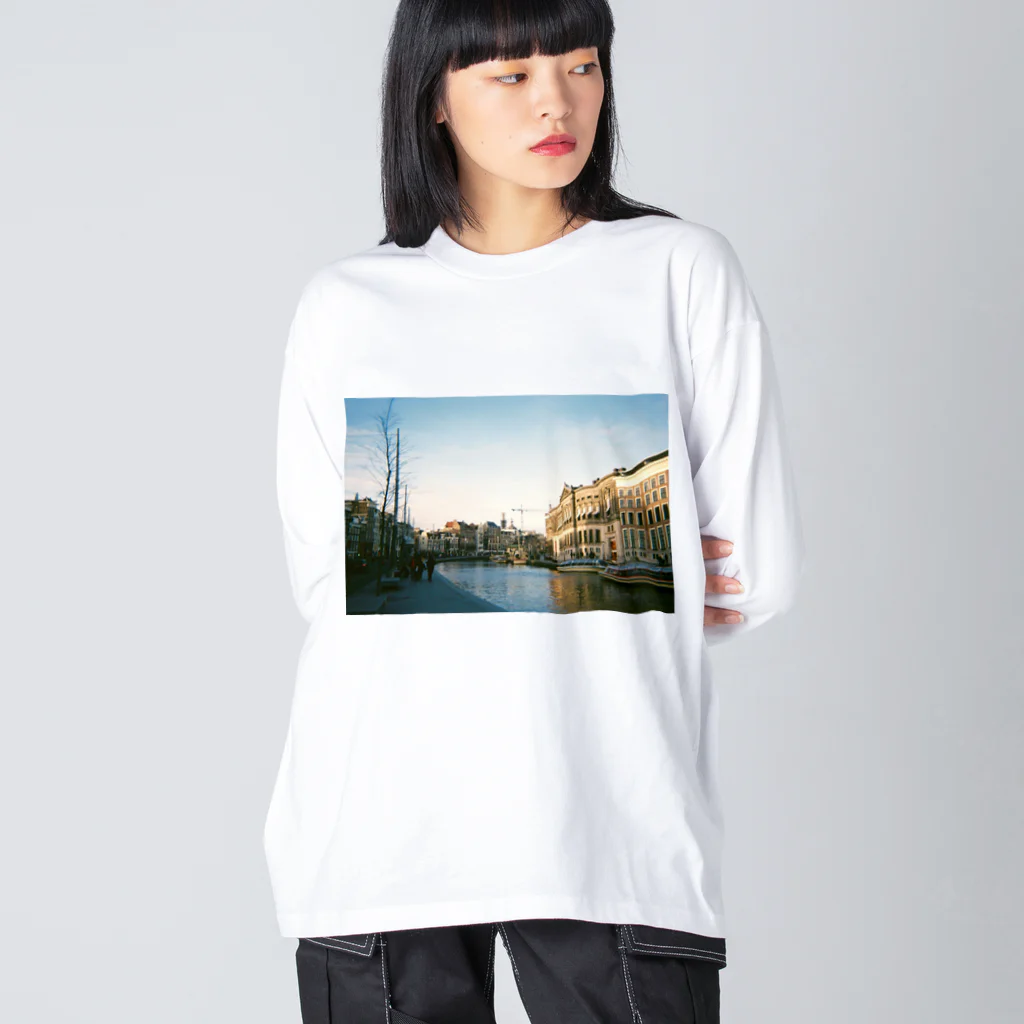 どんぐりの写ルンですinオランダ ビッグシルエットロングスリーブTシャツ