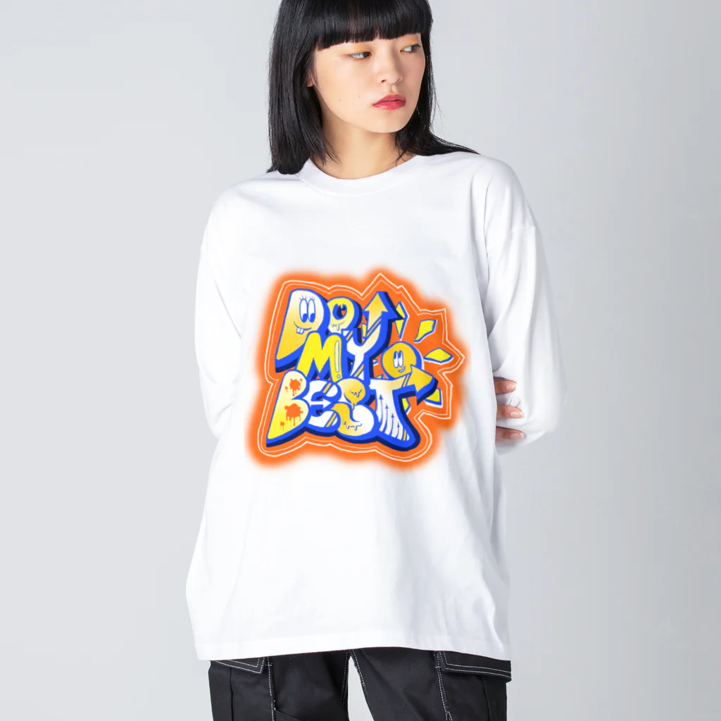 チャミ助のDO MY BEST ビッグシルエットロングスリーブTシャツ