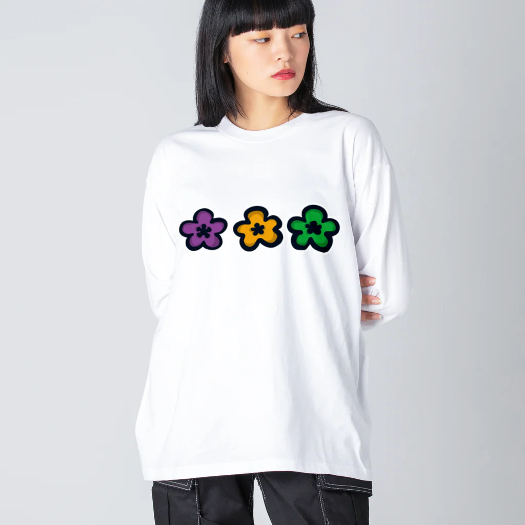 87world design workshopのはな・はな・はな　(P・O・G) Big Long Sleeve T-Shirt