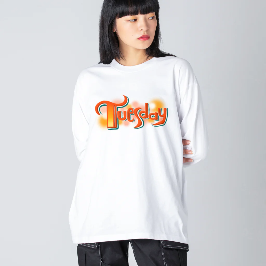 チャミ助のTUESDAY Big Long Sleeve T-Shirt