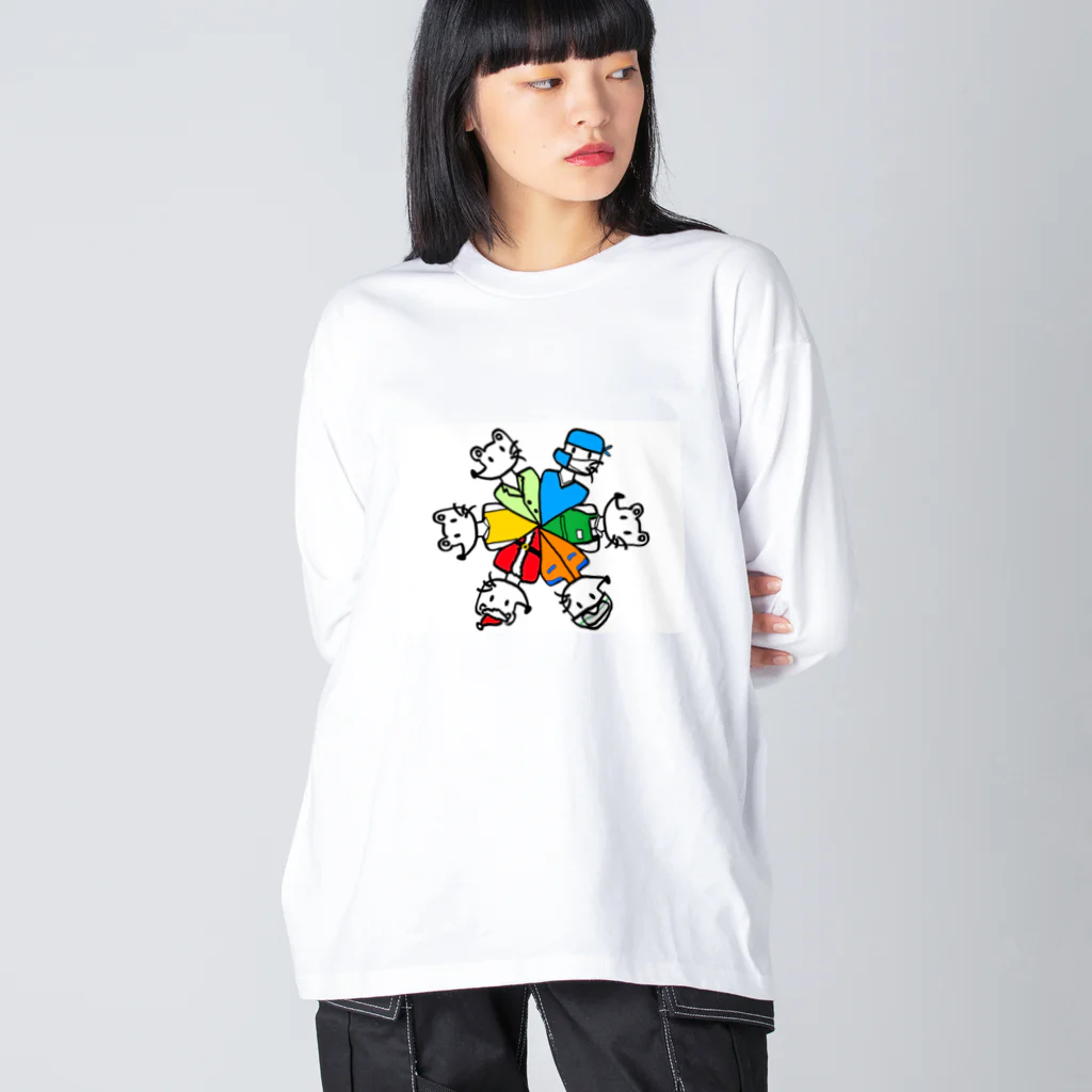 ねずみ田のみんなちがっていい Big Long Sleeve T-Shirt