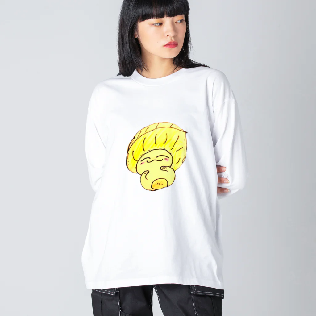 F.t cocoの紙風船のふぅさん ビッグシルエットロングスリーブTシャツ