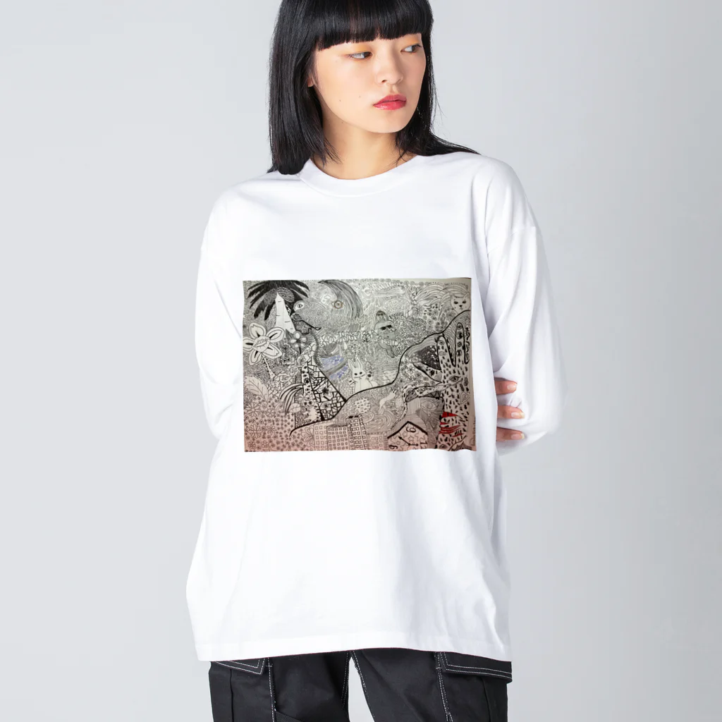 GreenLifezのFantastic Planet ビッグシルエットロングスリーブTシャツ