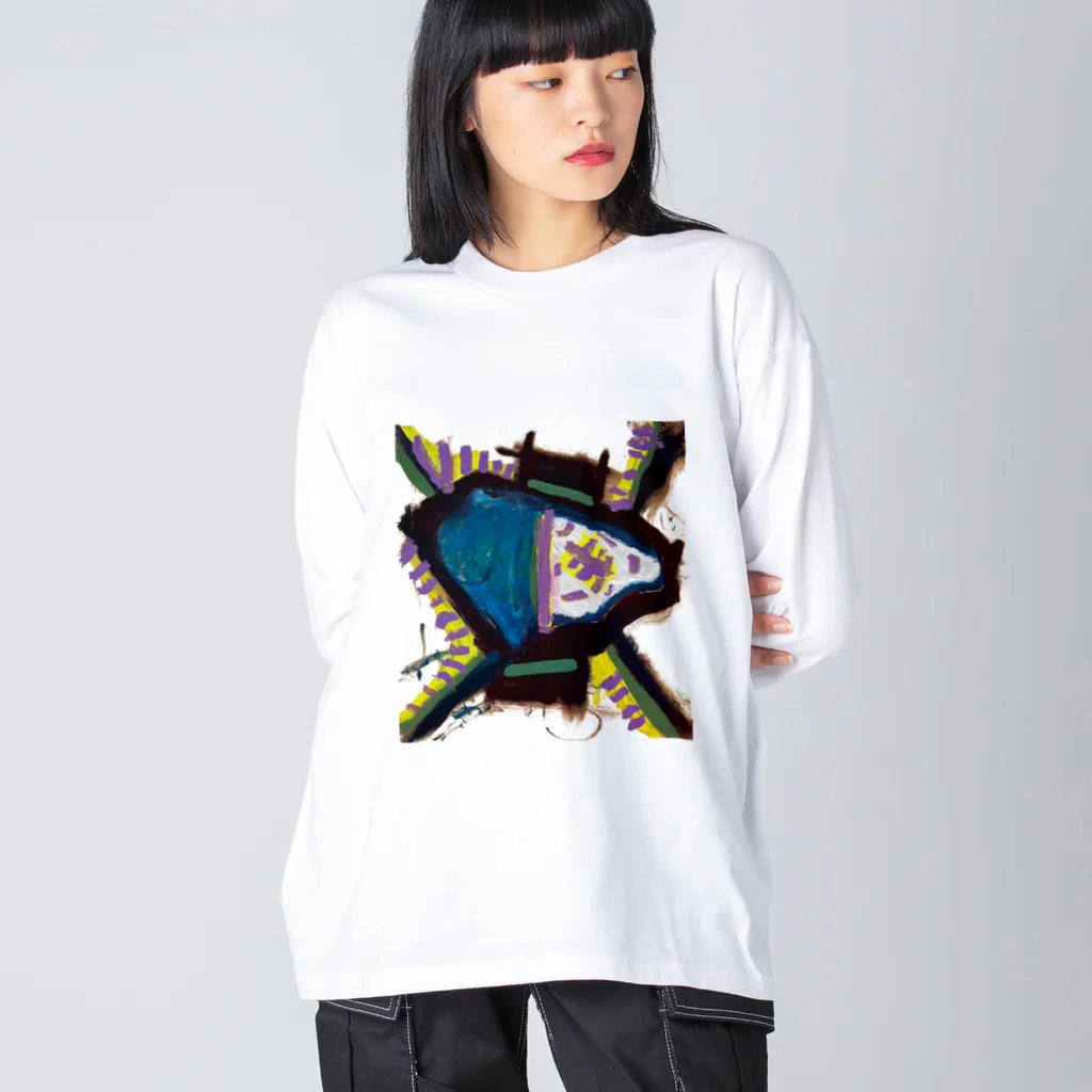 ミステリーショップのガイコツ Big Long Sleeve T-Shirt