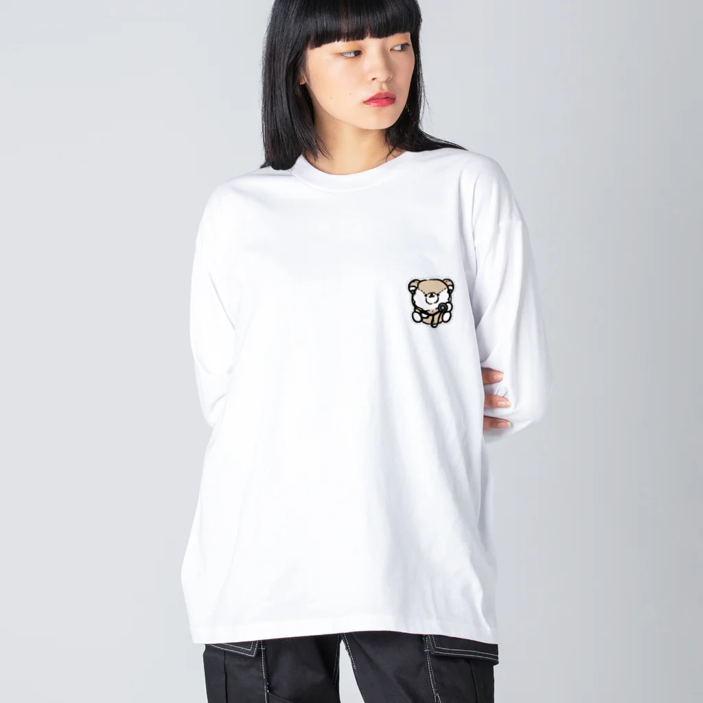 achaman•ﻌ•shopのあジャパンぐま Big Long Sleeve T-Shirt