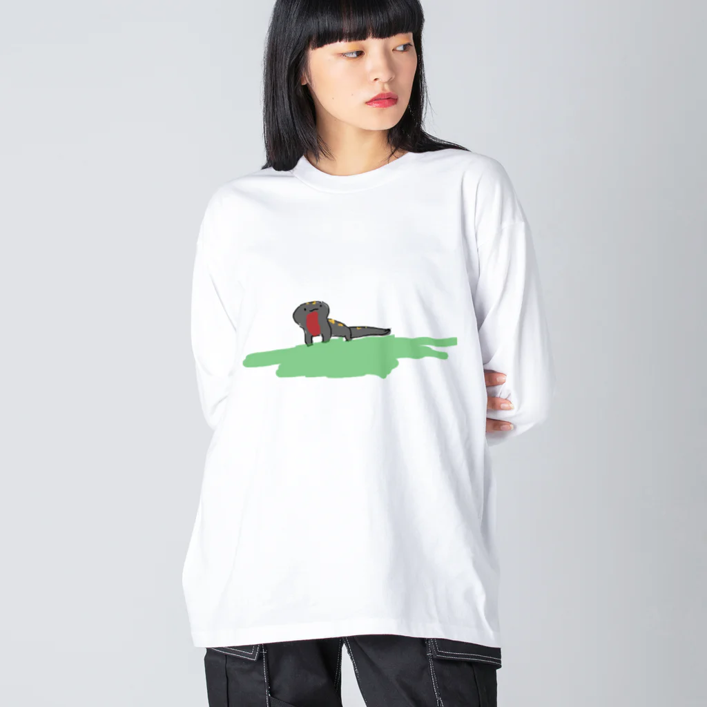 井上のしりけんいもり Big Long Sleeve T-Shirt