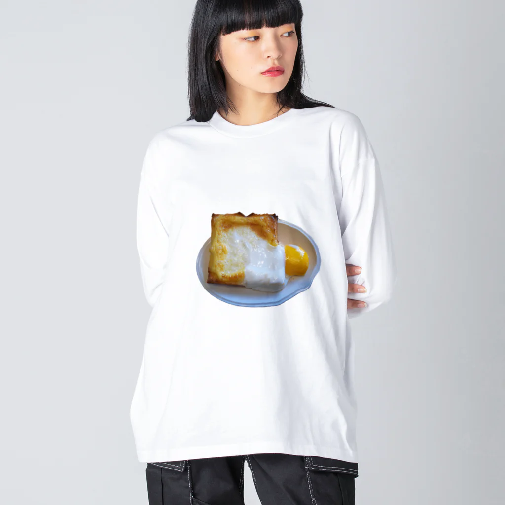 しらたまのすべり落ちた黄身 Big Long Sleeve T-Shirt