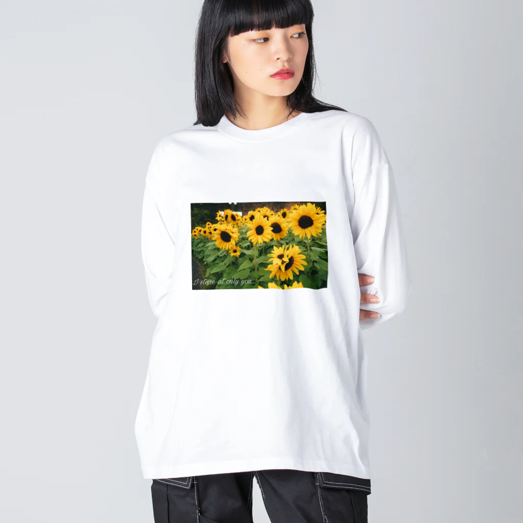 蒼月 イルのSunflower ビッグシルエットロングスリーブTシャツ