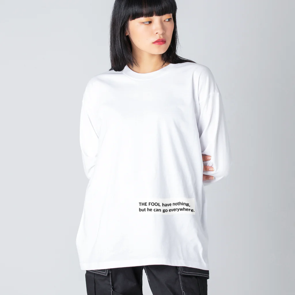 黒山　羊　1文字1万円で売れる人。のTHE FOOL. Big Long Sleeve T-Shirt